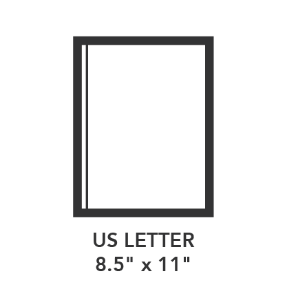 US Letter Portrait